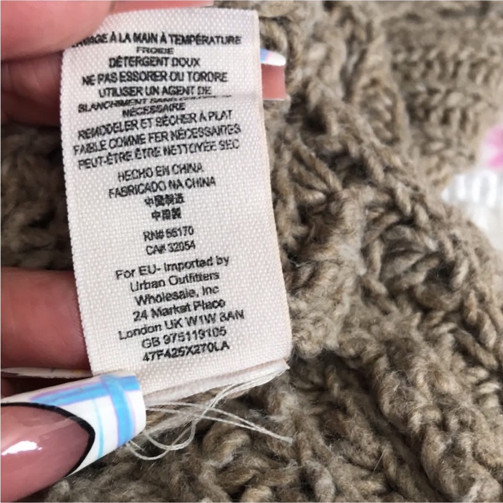 Free People oversize cardigan sweater oversize beach sweater size Small - Picture 11 of 11
